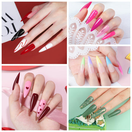 Set de 25PCS de esmalte de uñas en gel colores de otoño, esmalte en gel soak off con brillo y mate, capa superior dorada plateada con glitter, rojo marrón negro blanco verde DIY para mujeres y niñas