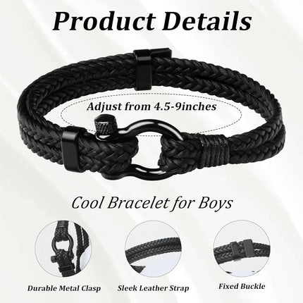 Sereney Graduation Gifts for Teens Boys Adults Son Teenage, Adjustable ID Triple Protection Happy Birthday Gifts for 9 10 11 12 13 15 16 21 30 40 50 60 Year Old Son Men Dad Grandson Brother Boyfriend