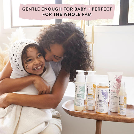 The Honest Company Silicone-Free Conditioner, Gentle Tear-Free, Hypoallergenic, Baby Hair Care with Naturally Derived Ingredients, Citrus Vanilla Refresh, 10 fl oz
