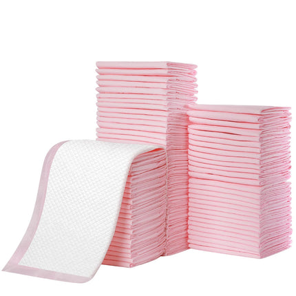 Disposable Changing Pad Liners Pack of 100 Baby Incontinence Changing Pads Diaper UnderPads Ultra Soft Super Absorbent