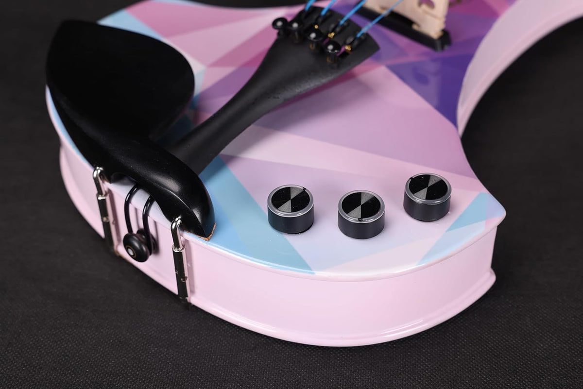 4/4 Electric Violin Set in Crystal Purple - photo 3
