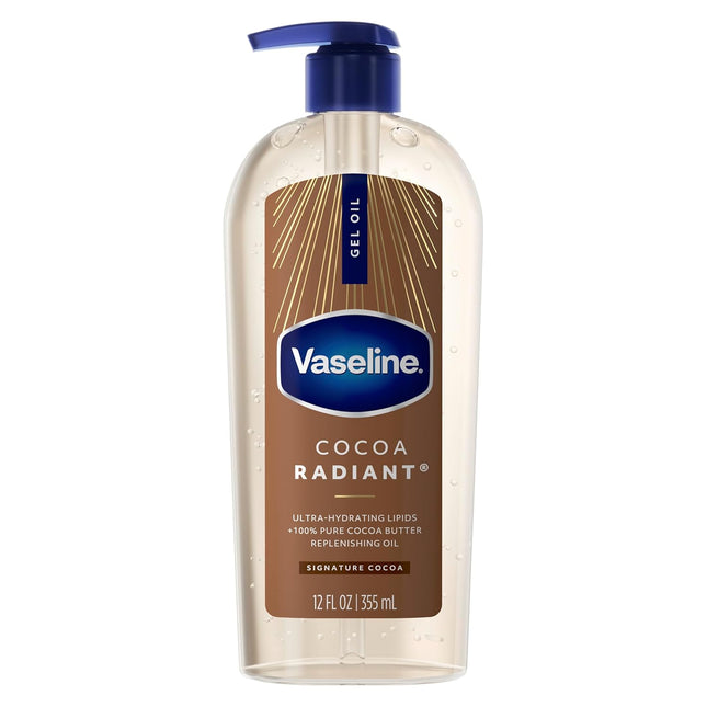 Body Gel Oil with 100% Pure Cocoa Butter, 12 oz