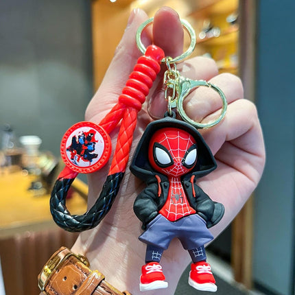 Spider Keychain, Cute Backpack Keychain,Kawaii Key Chain Wristlet Car Charms