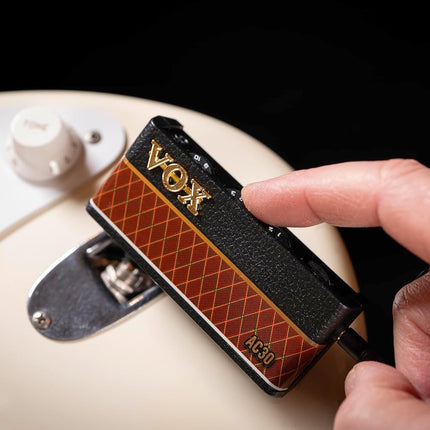 Vox amPlug 3 AC30 Headphone Guitar Amplifier w/Stereo FX, Tremolo, Speaker Emulation, Built-in Rhythms, and Aux in