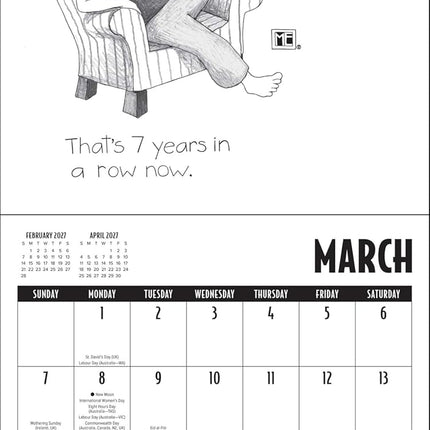 Mary EngelDark 2027 Wall Calendar: from the shadier side of Mary Engelbreit