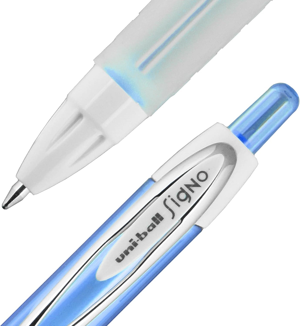 Fashion Retractable Gel Pen, Medium Point (0.7mm), Blue Ink, 6 Pens - photo 4