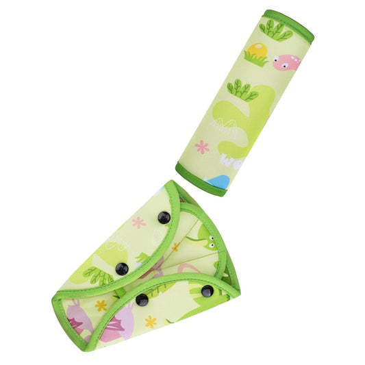 Kids Seat Straps Cover Pad, Child Shoulder & Belly Comfort Cushion Set, Universal Seat Strap Cover for Booster