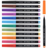 Ultra Fine Tip Magnetic Wet Erase Markers, 0.7mm, 12 Colors