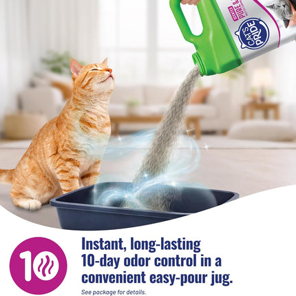 Cat's Pride Premium Lightweight Clumping Litter: Pure & Fresh - Up to 10 Days of Powerful Odor Control - Multi-Cat, Scented, 10 Pounds