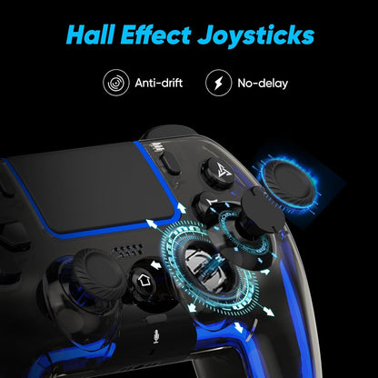 Wireless Hall Effect Game Controller with LED Lighting - photo 2