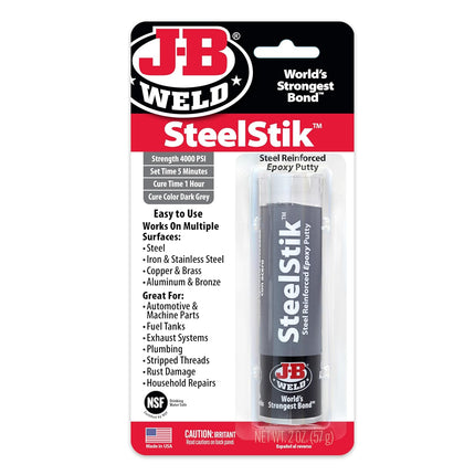 Steel Reinforced Epoxy Putty Stick - 2 oz.