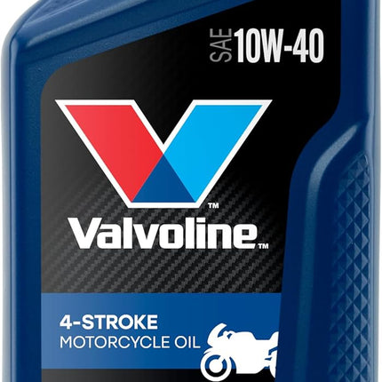 Valvoline 4-Stroke Motorcycle 10W-40 Motor Oil 1 Quart