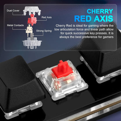 Upgrade Black 5-Key Mini Macro Mechanical Gaming Keypad - photo 4