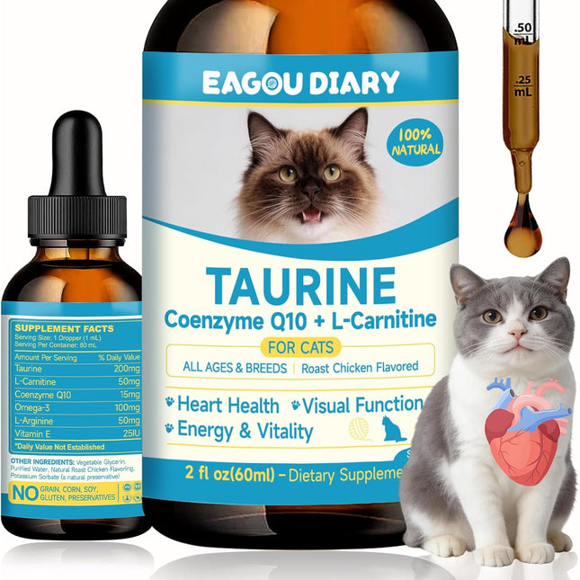 Taurine for Cats Drop - Taurine Supplement for Cats