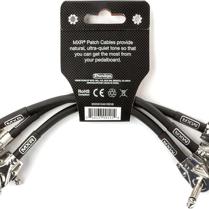 MXR Patch Cable 6 in|15 cm - 3 Pack (3PDCP06)