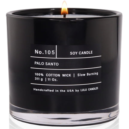 Jasmine, Oud & Sandalwood Scented Soy Blend Jar Candle, 9 Oz.