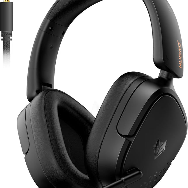 Gaming Headset for PS5/PS4, Xbox Series X|S/Xbox One, Switch – 250g Lightweight, Clear Unidirectional Mic, Soft Memory