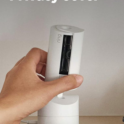 Ring Pan-Tilt Indoor Cam (newest model), See all around your home or business with 360° pan coverage, HD video, plus Two-Way Talk, White