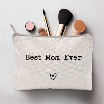 Best Mom Ever, Mom Gift, Makeup Bag, Mother's Day Gifts, Mom Gift From Daughter, Best Mom Ever Bag, Cosmetic Bag, Makeup Organizer, Bag Gift