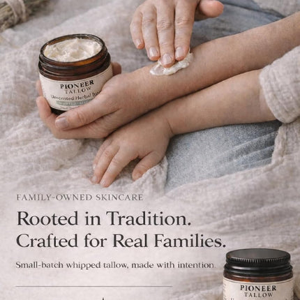 Grass Fed Whipped Beef Tallow Balm for Face & Body – Moisturizer for Dry Skin – Calendula Infused - Vanilla Orange