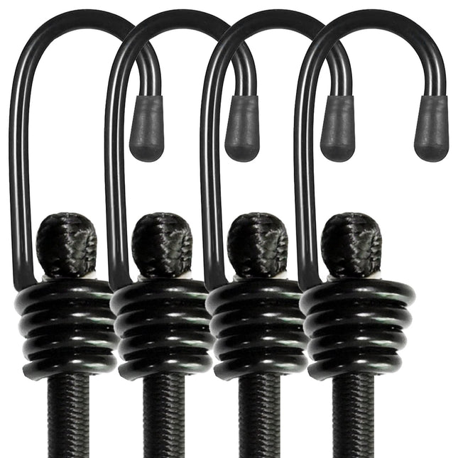 Bungee Cords with Hooks, Heavy Duty Outdoor Elastic Bungee Straps，No Odour Industrial Grade Bungee Rope for Securing