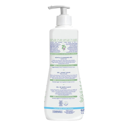 Mustela Baby Gentle Cleansing Gel - Baby Hair & Body Wash - with Natural Avocado fortified with Vitamin B5 - Biodegradable Formula & Tear-Free - 1 or 2-Pack - Various Sizes
