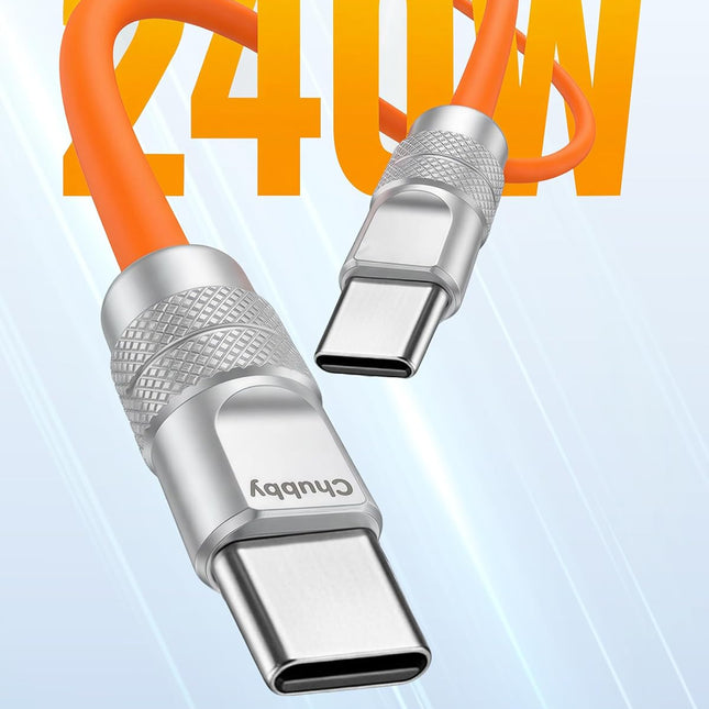USB C 240W Fast Charging Cable 2.0 Silicone Soft Durable