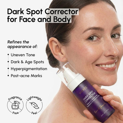 MAREE Dark Spot Remover for Face and Body – Dark Spot Corrector Serum – Hyperpigmentation, Melasma, Sun & Age Spots – Black & Brown Spot Remover for Women – Crema para Manchas Oscuras en la Cara