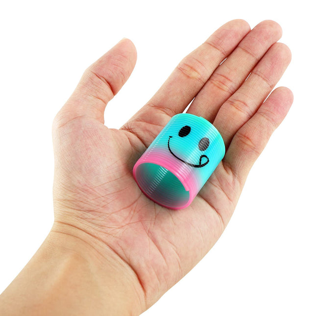 30 Pack Spring Rainbow Magic Fidget Stress Coil Mini Springs Bulk Toys for Party Favor Carnival Prize Birthday Goodie Bag Stuffers for Kids Boys Girls… (30)