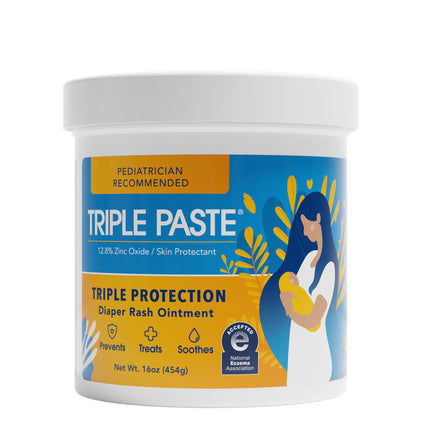Crema para rozadura de pañal, ungüento para bebé con óxido de zinc, 16 oz
