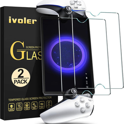 ivoler 2-Pack Screen Protector Tempered Glass for PlayStation Portal Remote Player 8 inch 2023, Transparent HD Clear Anti-Scratch Screen Protector for PlayStation PS Portal Remote Player 8.0''