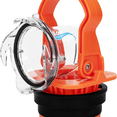 RV Sewer Adapter PRO - Clear Sewer Hose Elbow with Drain Lock Adapter