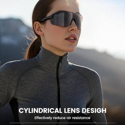 Lamicall 24g Polarized Sports Sunglasses for Men Women - UV400 Protection Sun Glasses Gifts for Running Cycling Baseball