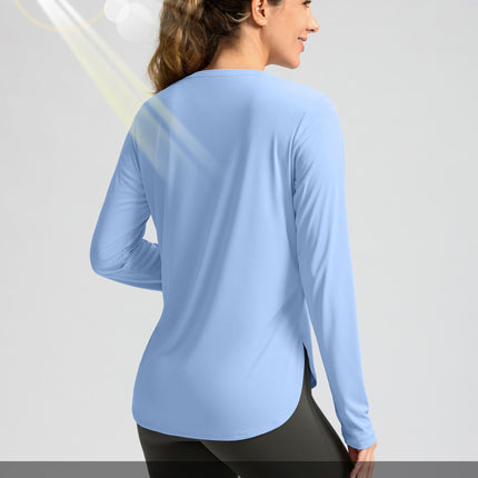 Women's Sun Shirts UPF 50+ Long Sleeve Workout Hiking Tops
