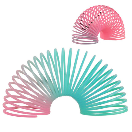 30 Pack Spring Rainbow Magic Fidget Stress Coil Mini Springs Bulk Toys for Party Favor Carnival Prize Birthday Goodie Bag Stuffers for Kids Boys Girls… (30)