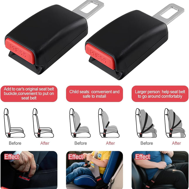 Black Headrest Hooks, Black, Faux Leather, Back Hanger for Purses and Bags