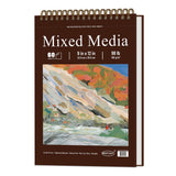 Mixed Media Sketchbook 9x12, Drawing Paper Pad 60 Sheets_98lb/160gsm