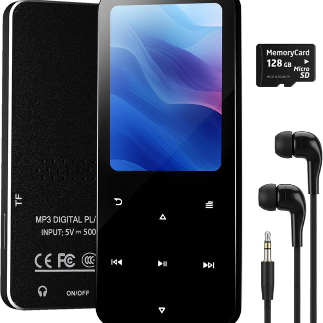144GB MP3 Player, Bluetooth 5.2 Music Player, HiFi Sound Digital Music