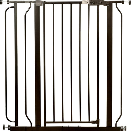 Regalo Safety 36" Extra Tall Baby Gate for Doorways & Bottom of Stairs, Pressure Mounted Walk Through Gate for Babies, Toddlers & Pets, Tested & Safe for 30 Years, American Designed, American Owned