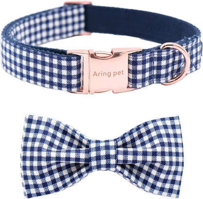 Adjustable Bowtie Dog Collar for Small, Medium, and Large Dogs