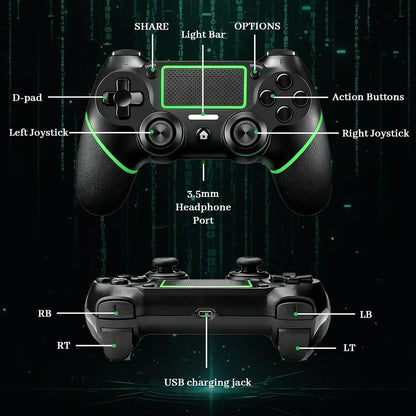 Wireless Controller for Ps4 Controller Compatible with PS4/Slim/Pro/Windows PC,with - photo 4