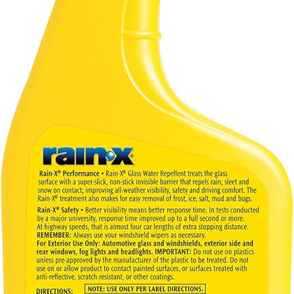 Rain-X 800002250 Glass Treatment Trigger, 16 Fl Oz - Exterior Glass Treatment to Dramatically Improve Wet Weather Driving Visibility During All Weather Conditions