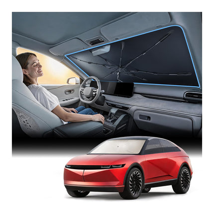 2026 Windshield Sun Shade Umbrella [Vinyl Coating Heat Shield]