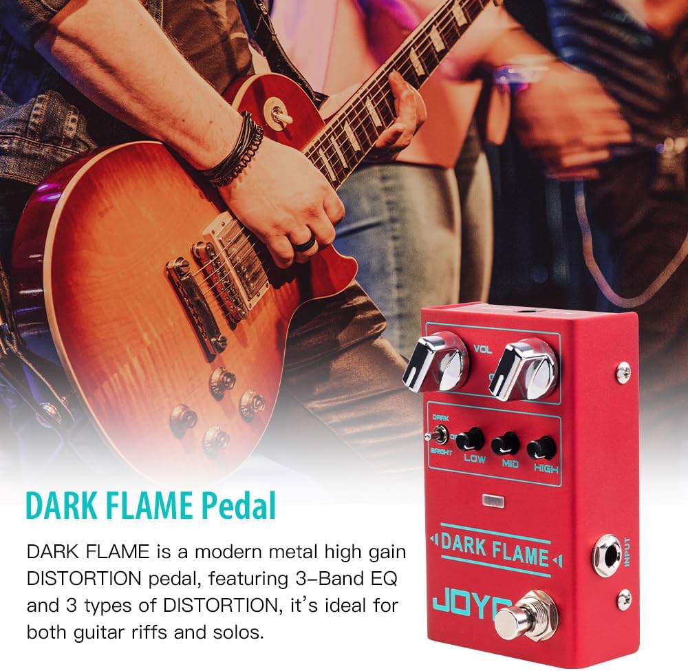 Modern High-Gain Distortion Guitar Pedal with 3-Band EQ - photo 3