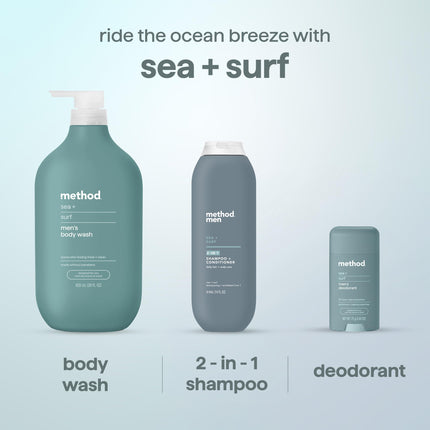 Men’s Body Wash, Sea + Surf Scent, 28 fl oz