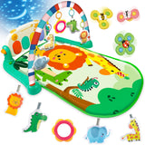 Baby Gyms Play Mats, Tummy Time Mat Toys, Infant Play Mat and Activity Gym, Baby Activity Mat Toys,Baby Play Piano Gym Mat, Play Mats for Babies Newborns and Toddlers 0-3-6-12 Months
