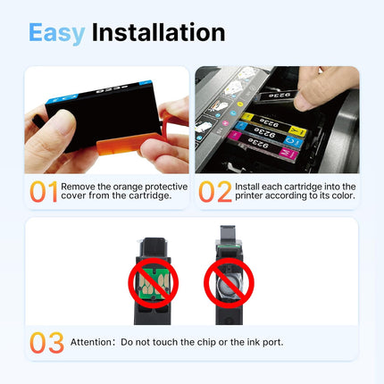 923e 923 Ink Cartridges for HP Printers with Chip Replacement for HP 923XL Ink Cartridges Combo Pack for HP923 OfficeJet Pro 8135e 8130e 8139e 8138e 8122e 8120 8124e 8125e 8130 8132e 8134e Printer