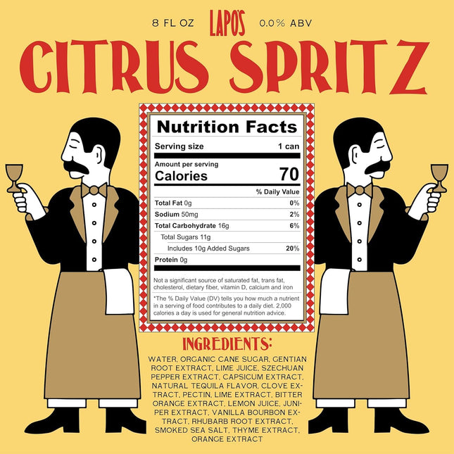 Citrus Spritz, Non Alcoholic Canned Cocktail