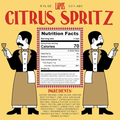 Citrus Spritz, Non Alcoholic Canned Cocktail - photo 2