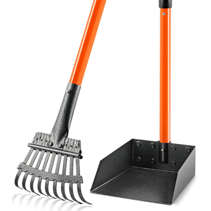 Pooper Scooper, Long Handle Dog Poop Scooper for Medium Small Dogs